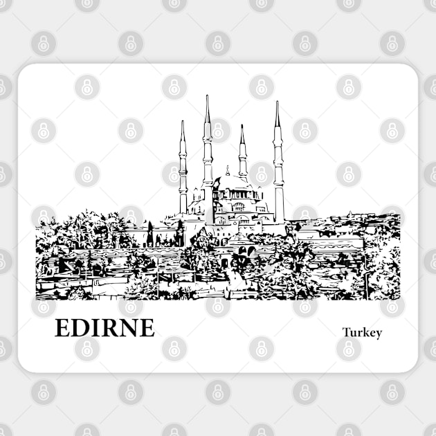 Edirne Turkey Magnet by Lakeric